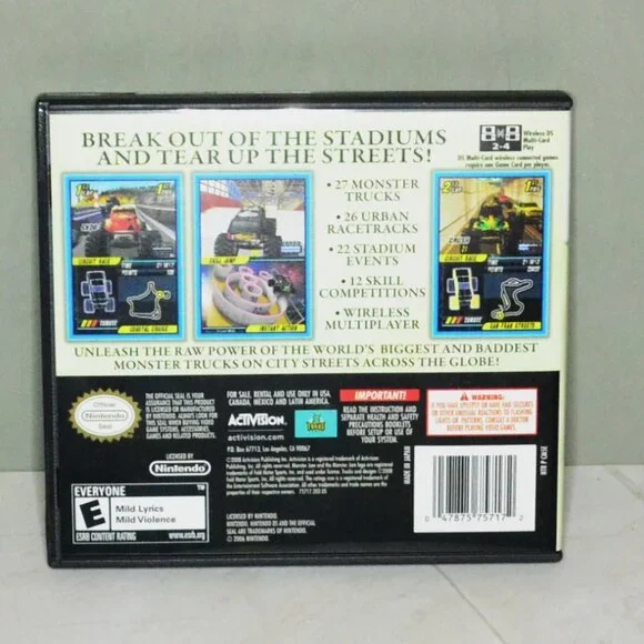 Set Of 3 Games For Nintendo 3DS In Cases Action Vehicles - Picture 9 of 10